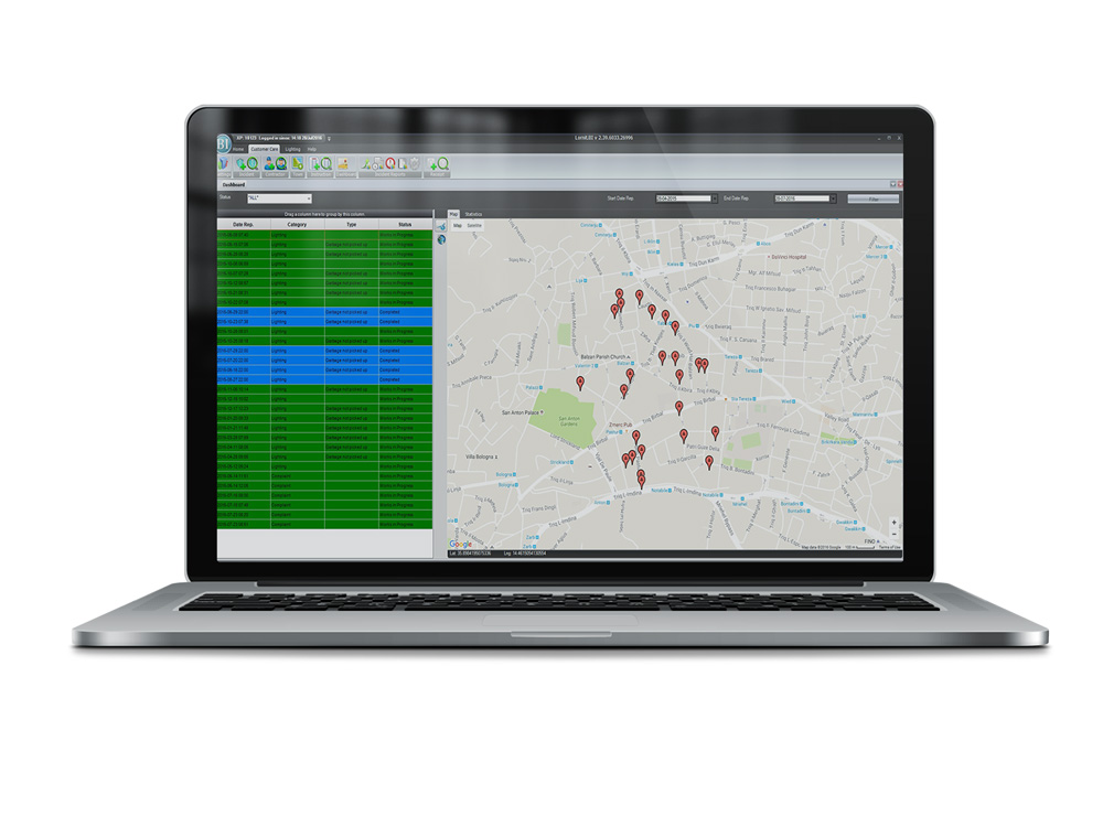 Lornit - Customer Care System - Laptop view