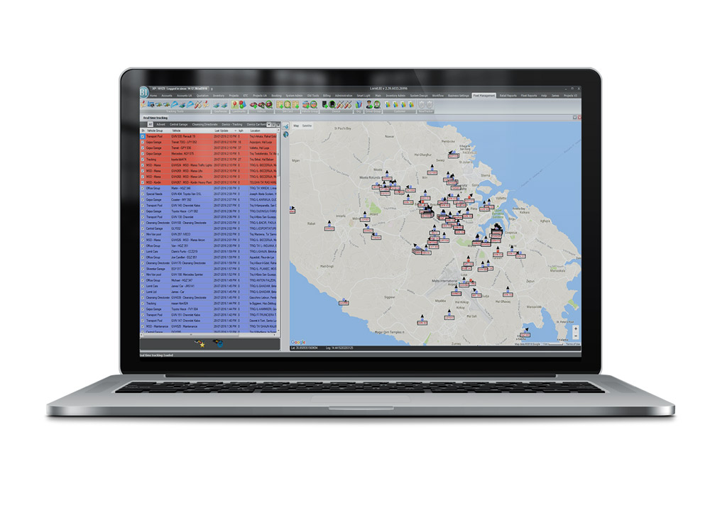 Lornit - Fleet Management System - Laptop view 
